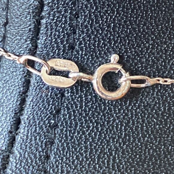 Sterling  silver  necklace - Picture 4 of 5